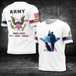 US Army, E 5 Army Sergeant - T-Shirt