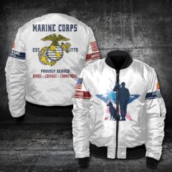 US Marine Corps, E 7 Marines Gunnery Sergeant - Bomber Jacket