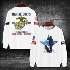 US Marine Corps, Remember - Honor - Respect - Sweatshirt