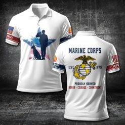 US Marine Corps, Proud Veteran - Polo Shirt
