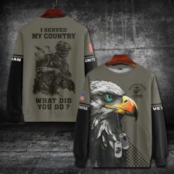 US Marine Corps, American By Birth, Veteran By Choice - Sweatshirt