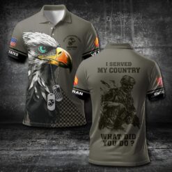 US Marine Corps, E 6 Marines Staff Sergeant - Polo Shirt