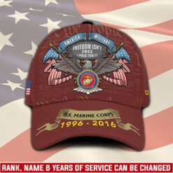 US Marine Corps, Land Of The Free, Because Of The Brave - Classic Cap
