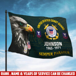 US Coast Guard, Honor, Duty, Service - Flying Flag 3×5 Feet(90×150 Cm)