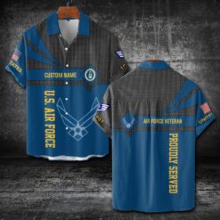US Air Force , No One Gets Left Behind - Short Sleeve Button Shirt