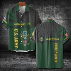 US Army, E 8 Army Master Sergeant - Short Sleeve Button Shirt