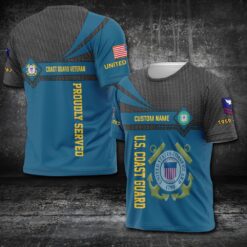 US Coast Guard, E 4 Red - T-Shirt