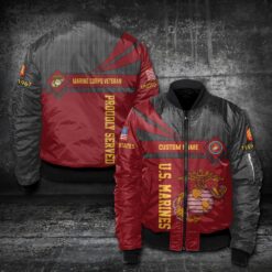 US Marine Corps, Remember - Honor - Respect - Bomber Jacket