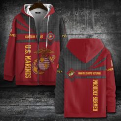 US Marine Corps, I Walked The Walk - Zip Hoodie