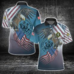 US Army, Land Of The Free, Because Of The Brave - Polo Shirt