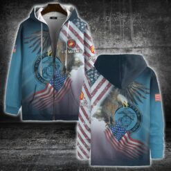 US Marine Corps, E 3 Marines Lance Corporal - Zip Hoodie