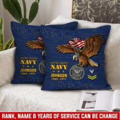 US Navy, Thank a Veteran - Pillow 15.7x15.7in