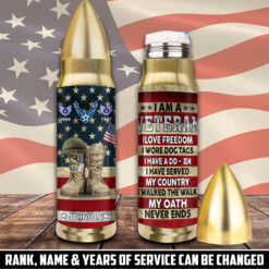 US Air Force , E 2 Air Force Airman - Bullet Tumbler 32oz