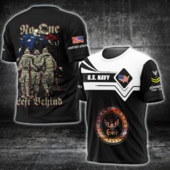 US Navy, E 3 Red - T-Shirt