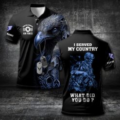 US Air Force , Honor, Duty, Service - Polo Shirt