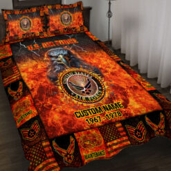 Air Force Badge, Lest We Forget - Quilt Bed Set - King