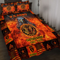 Army Division, Honoring All Who Served - Quilt Bed Set - King