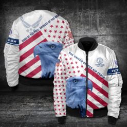 US Air Force , Remember - Honor - Respect - Bomber Jacket