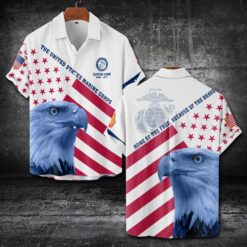 US Marine Corps, Freedom Isn't Free - Short Sleeve Button Shirt