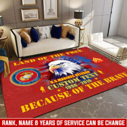 US Marine Corps, E 9 Marines Sergeant Major - Rug 48x63in