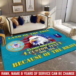 US Coast Guard, No One Gets Left Behind - Rug 39x60in