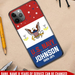 US Navy, Honor - Courage - Commitment - Soft Phone Case
