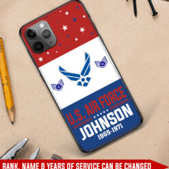 US Air Force, Duty, Honor, Country - Soft Phone Case