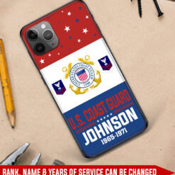 US Coast Guard, E 6 Red - Soft Phone Case