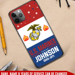 US Marine Corps, O 4 Marines Major - Soft Phone Case