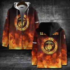 US Marine Corps, W 3 Marines Chief Warrant Officer 3 - Zip Hoodie