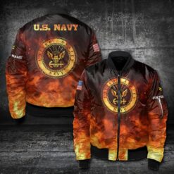 US Navy, No One Gets Left Behind - Bomber Jacket