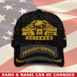 US Army, Thank a Veteran - Embroidered Classic Cap