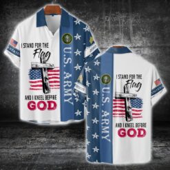 US Army, Freedom Isn't Free - Short Sleeve Button Shirt