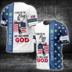 US Coast Guard, Remember - Honor - Respect - T-Shirt