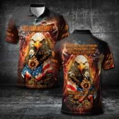 US Marine Corps, Always Remember, Never Forget - Polo Shirt