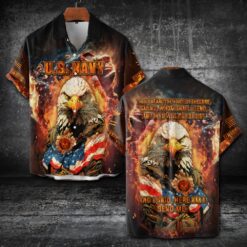 US Navy, The Sea is Ours - Short Sleeve Button Shirt