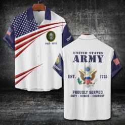 US Army, Defender of Freedom - Short Sleeve Button Shirt