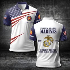 US Marine Corps, E 9 Marines Master Gunnery Sergeant - Polo Shirt