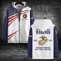 US Marine Corps, I Walked The Walk - Zip Hoodie