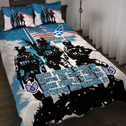 US Air Force, E 9 Air Force Chief Master Sergeant - Quilt Bed Set - King