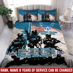 US Air Force, E 8 Air Force First Sergeant - Quilt Bed Set - Full