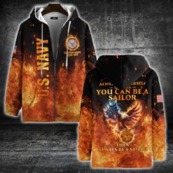 US Navy, E 4 Gold - Zip Hoodie