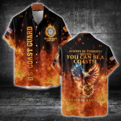 US Coast Guard, Always Remember, Never Forget - Short Sleeve Button Shirt