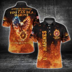 US Marine Corps, Land Of The Free, Because Of The Brave - Polo Shirt