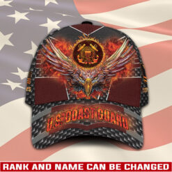 US Coast Guard, E 3 Red - Classic Cap