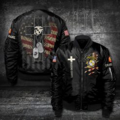 US Marine Corps, Never Retreat, Never Surrender - Bomber Jacket