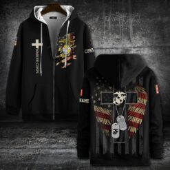 US Marine Corps, E 9 Marines Master Gunnery Sergeant - Zip Hoodie