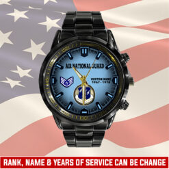 Air National Guard - Black Stainless Steel Watch