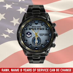 US Space Force - Black Stainless Steel Watch