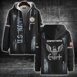 US Navy, No One Fights Alone - Zip Hoodie